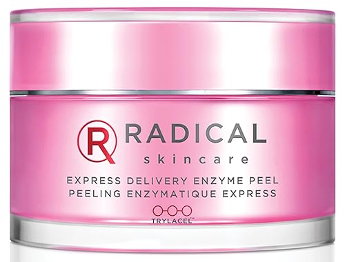 Radical Skincare Express Delivery Facial Enzyme Peel Mask Cleanser Exfoliator - Reveal Smooth, Supple, Polished Skin In Minutes | Paraben & Cruelty