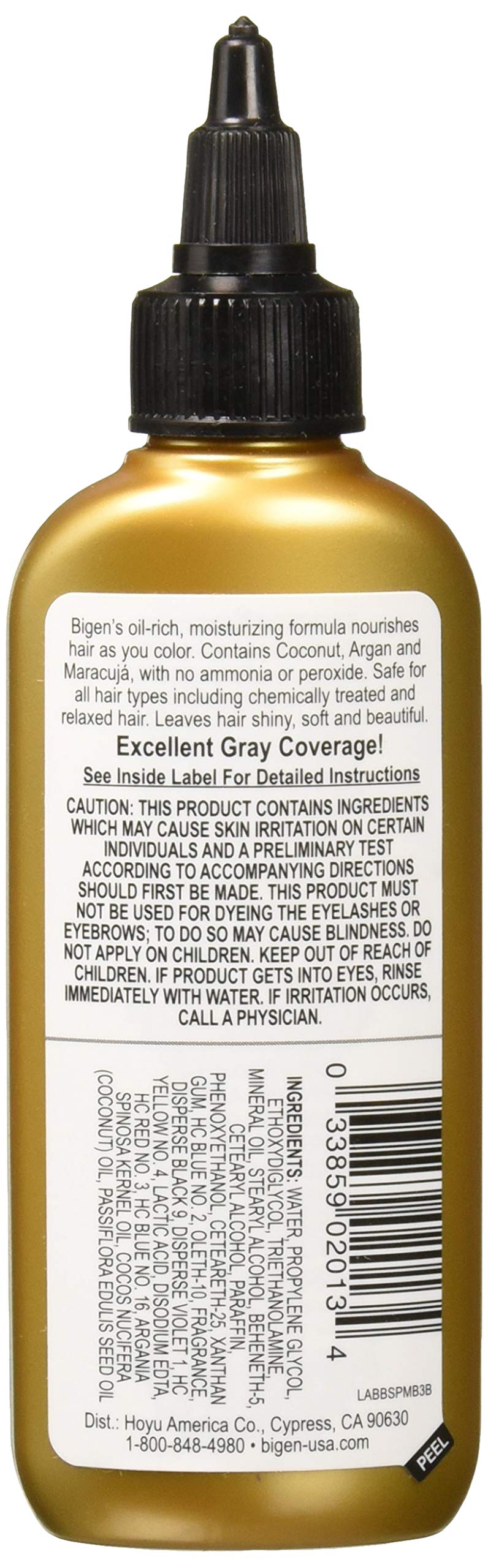 Bigen Semi Permanent Hair Color, #MB3 Medium Brown, 3 oz (Pack of 2)