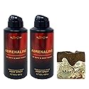 Bath & Body Works Adrenaline - 2 Body Sprays with a Cabin Spice Soap