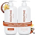 Routine Wellness 1 Liter Anti-Thinning Volumizing Shampoo and Conditioner Set for Thinning Hair & Hair Loss - Grow Your Confidence with Biotin & DHT