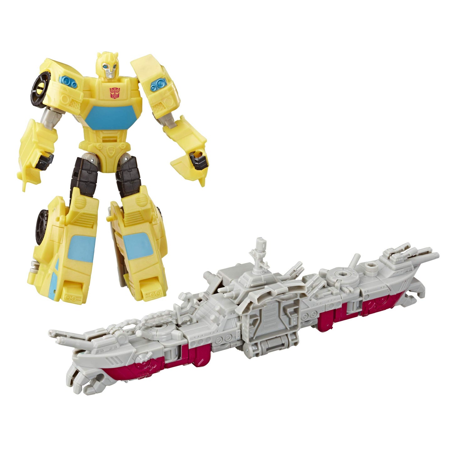 Transformers Toys Cyberverse Spark Armor Bumblebee Action Figure - Combines with Ocean Storm Spark Armor Vehicle to Power Up - for Kids Ages 6…