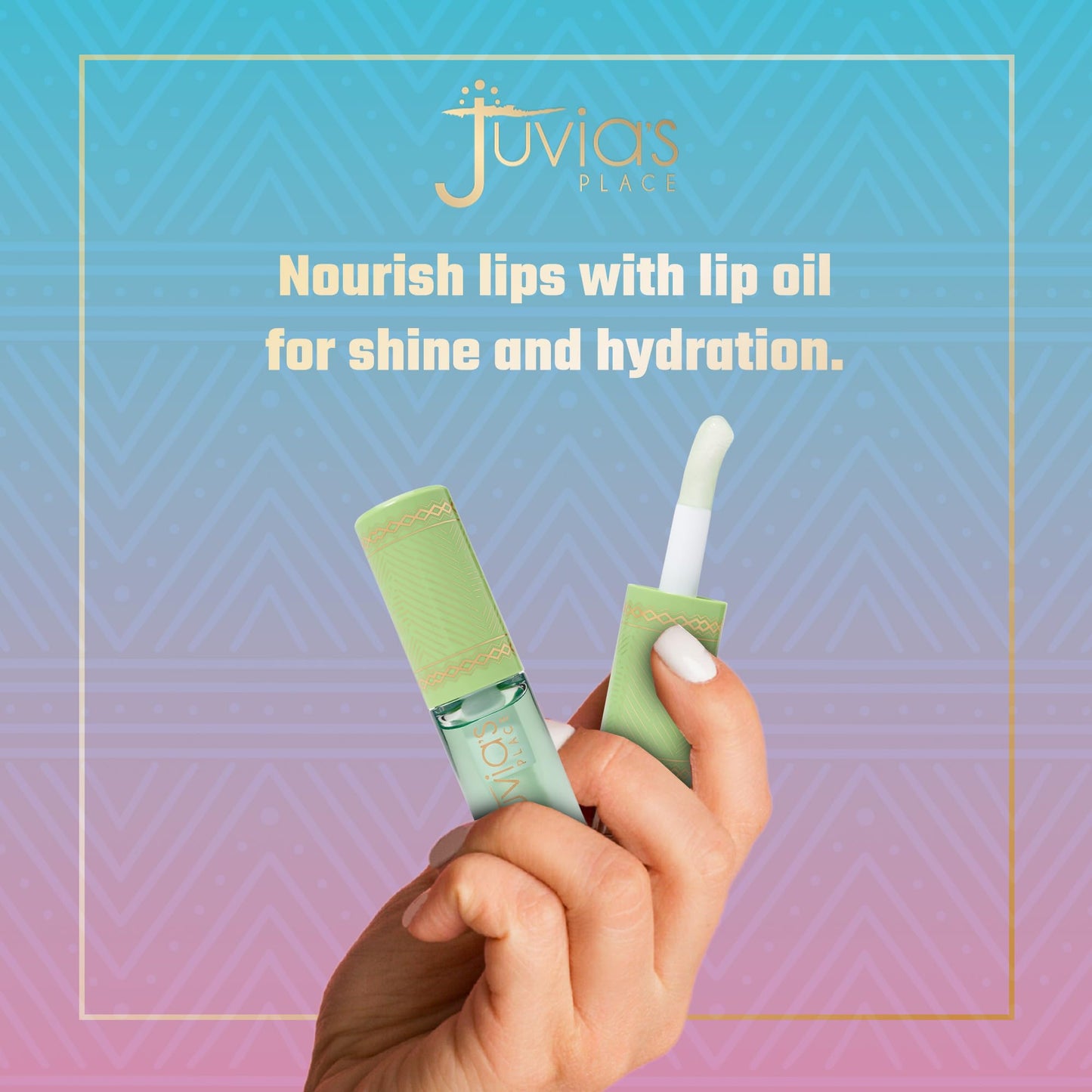 Juvia's Place Magic Lip Oil - Honeydew - Smooth, Hydrating with Vitamin E for Soft, Glossy, Juicy Lips - Infused with Fruit Extracts - Tinted,