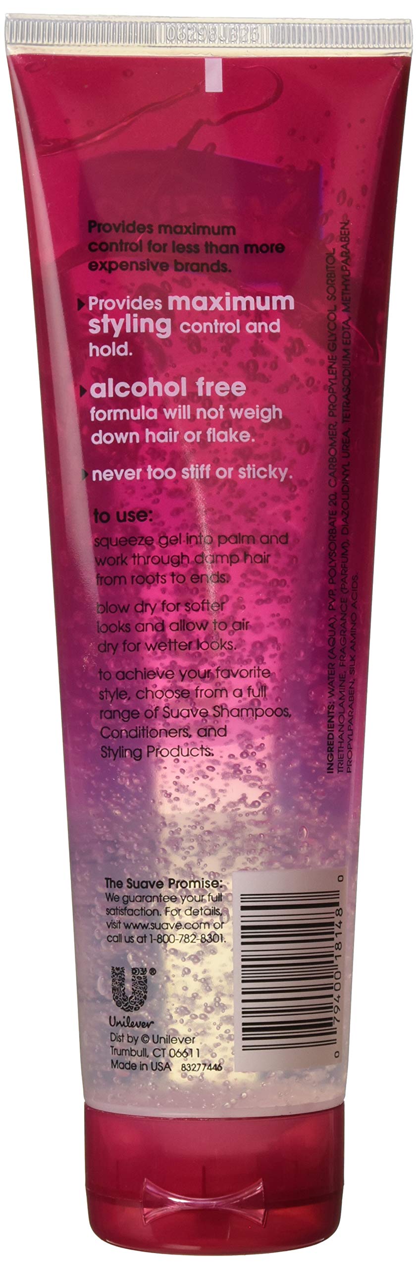 SUAVE GEL MAXIMUM HOLD 9 OZ, Pack of 3