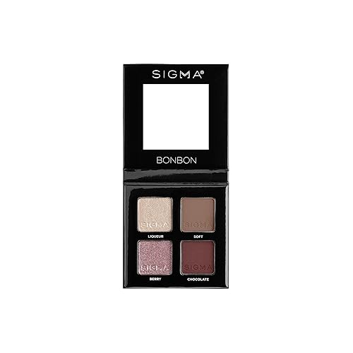 Sigma Beauty Quad Eyeshadow Palette - Makeup Eyeshadow Quad with a Buttery Soft Formula and Buildable, Blendable Shades for a Flawless Eye Look…