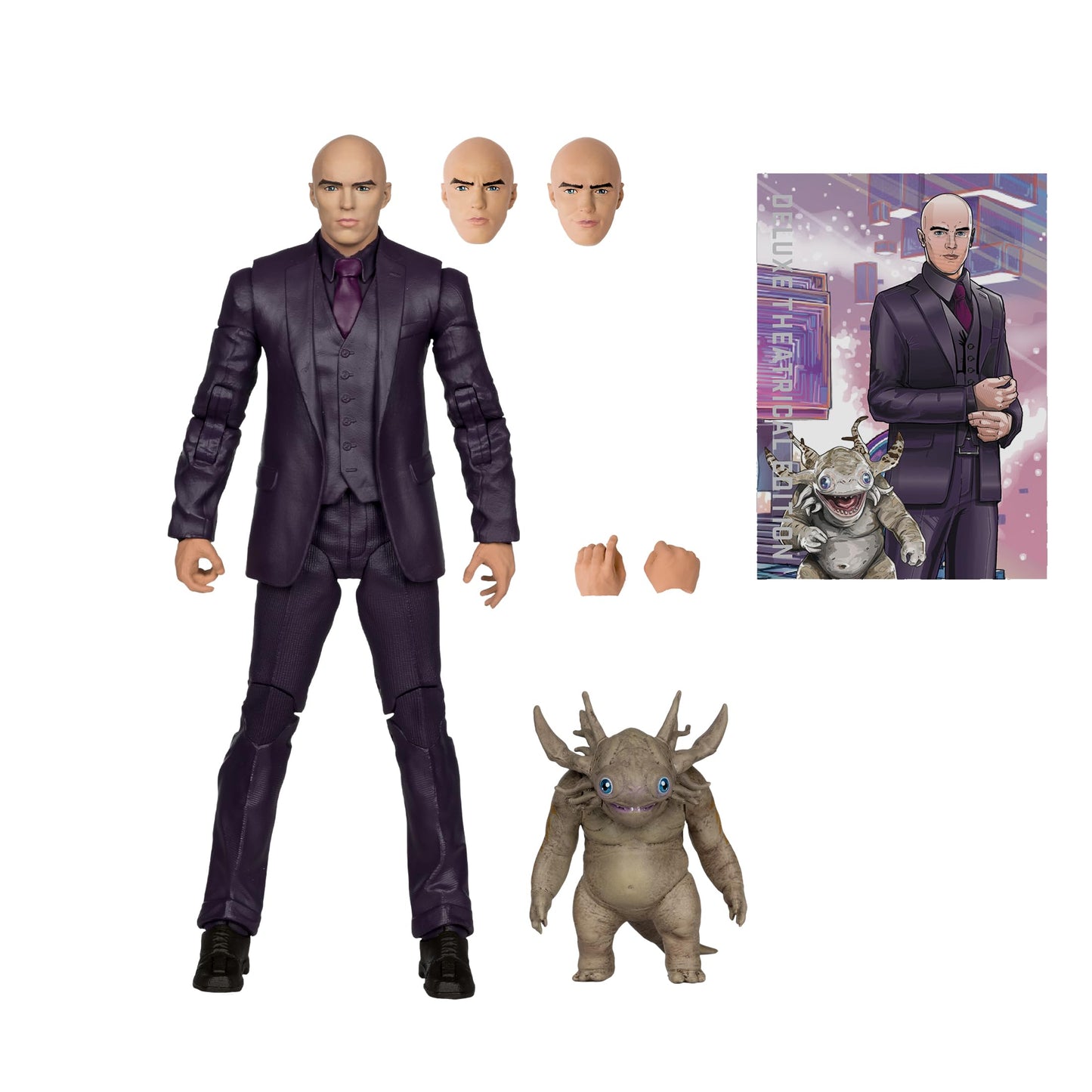 McFarlane Toys - DC Multiverse Lex Luthor and Baby Kaiju (Superman Movie) 7in Action Figure (Deluxe Theatrical Edition)