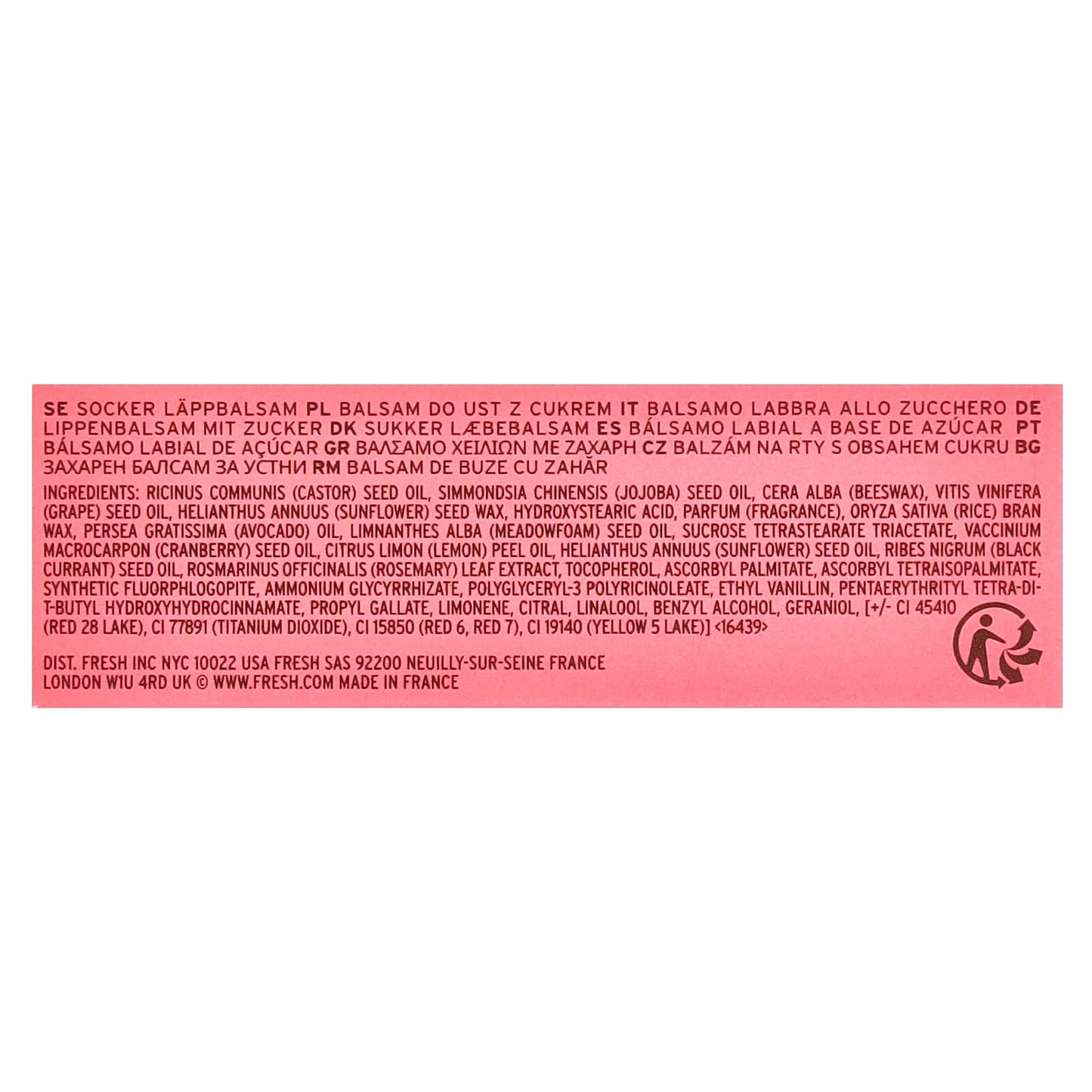 Sugar Lip Treatment - Papaya by Fresh for Women - 0.15 oz Lip Treatment