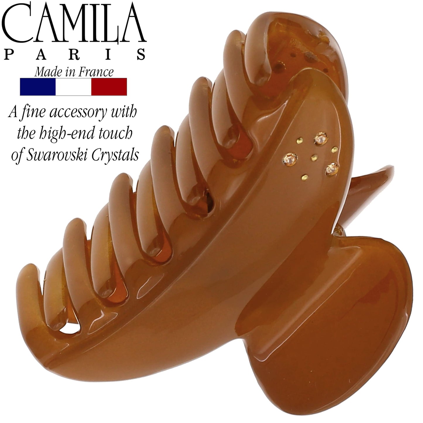 Camila Paris CP3426 French Hair Clip for Women, Girls Hair Claw Clips Jaw for Thick Hair for Long Curly Wavy Hair Fashion Styling Hair Accessories