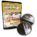 Roast Beef Sandwich Bath Bombs XL Root Beer Bath Bombs Luxury Bath Balls Funny Girlfriend Gags for Best Friends Bath and Body Gags for Men Funny Spa…