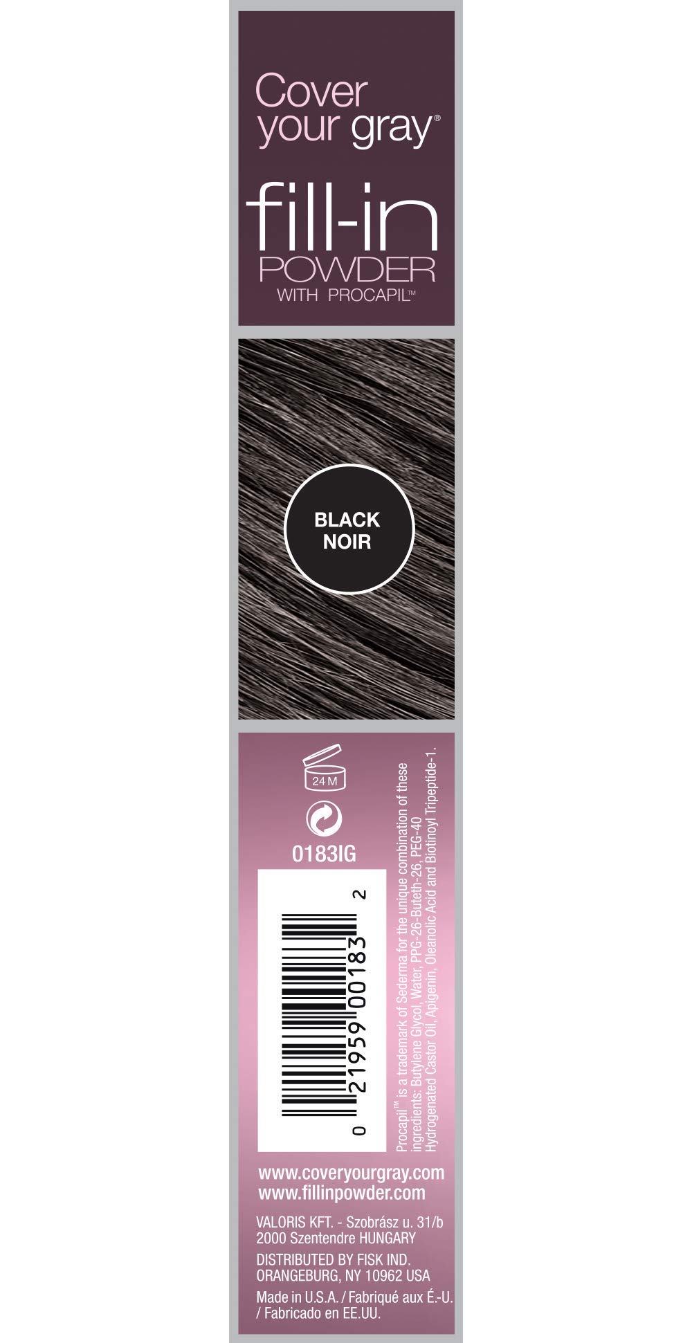 Cover Your Gray Fill In Powder - BlacK