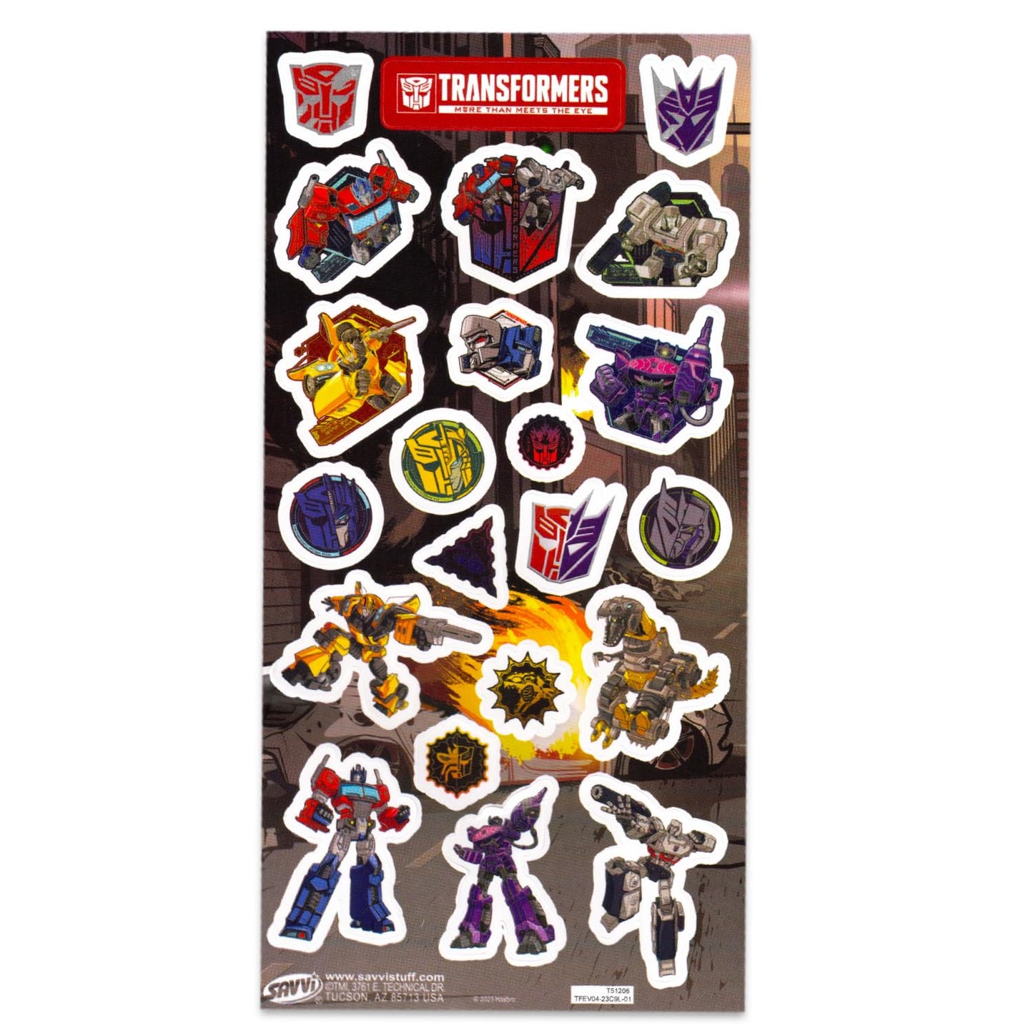 Transformers Race Track and Toy Car Set - Bundle with Racecar Play Set with Toy Cars, Track, Stickers, More | Transformers Racing Kit for Boys