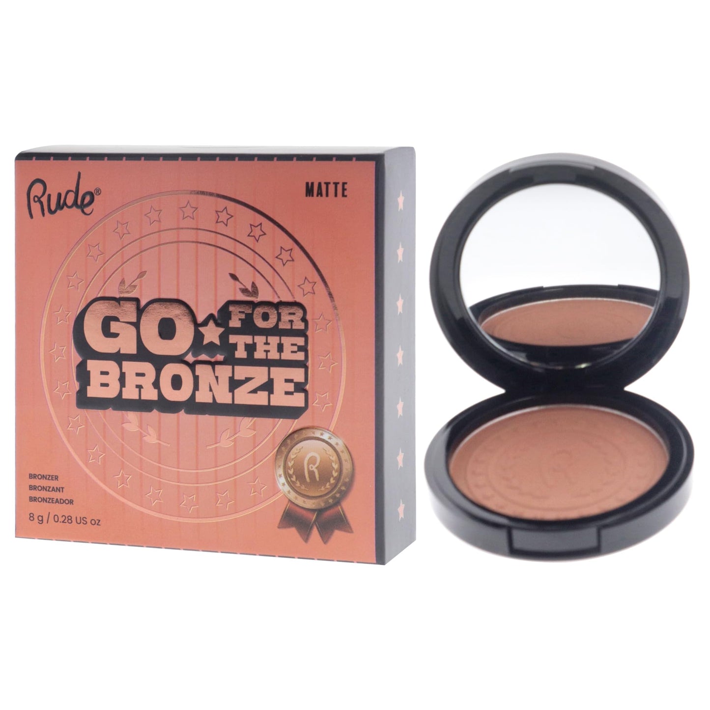 Go for the Bronze - Third On The Podium by Rude Cosmetics for Women - 0.28 oz Bronzer
