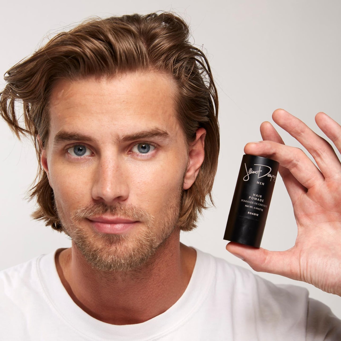 Jillian Dempsey Roadie Hair Pomade: Medium Hold Styling Stick, Pomade for Flexible, Tousled, and Texture Hair I Vegan, Clean Beauty