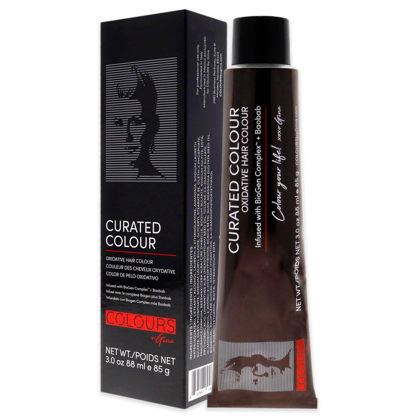 Colours By Gina Curated Colour - 0.2 Cool Violet Toner by Colours By Gina for Unisex - 3 oz Hair Color