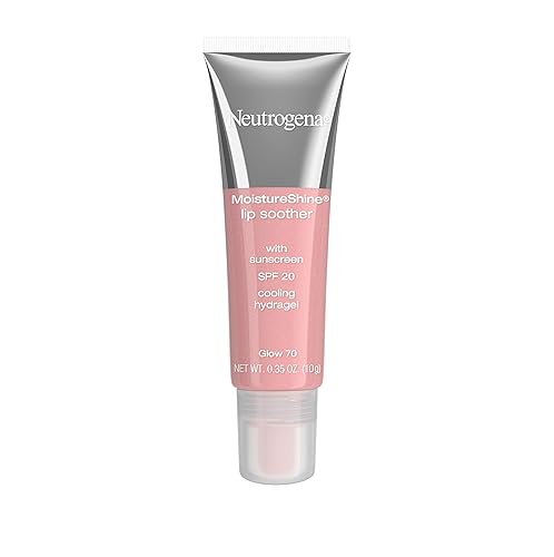 Neutrogena MoistureShine Lip Soother Gloss with SPF 20 Sun Protection, High Gloss Tinted Lip Moisturizer with Hydrating Glycerin and Soothing Cucumber