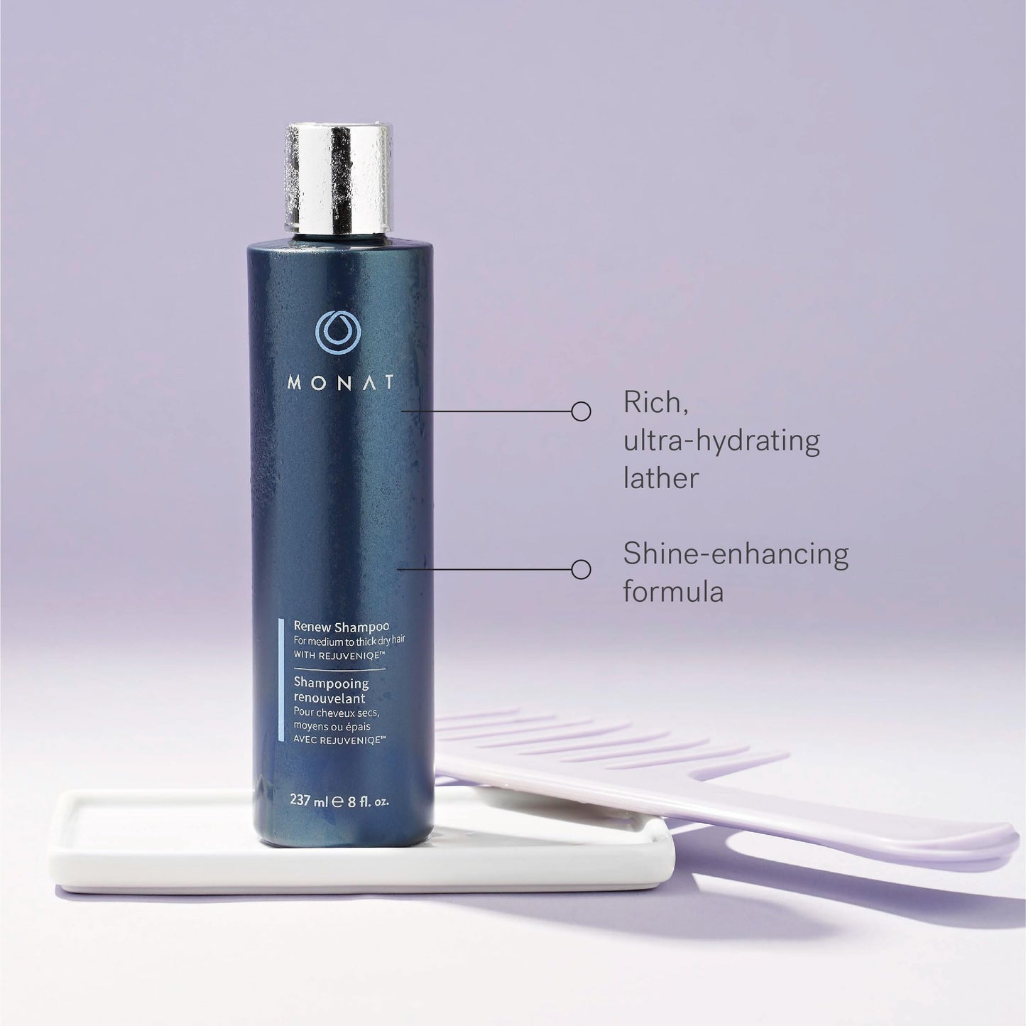 Renew™ Hydrating Hair Care System - Shampoo, Conditioner, and Masque System for Dry, Brittle Hair (8 oz/6 oz/5 oz)