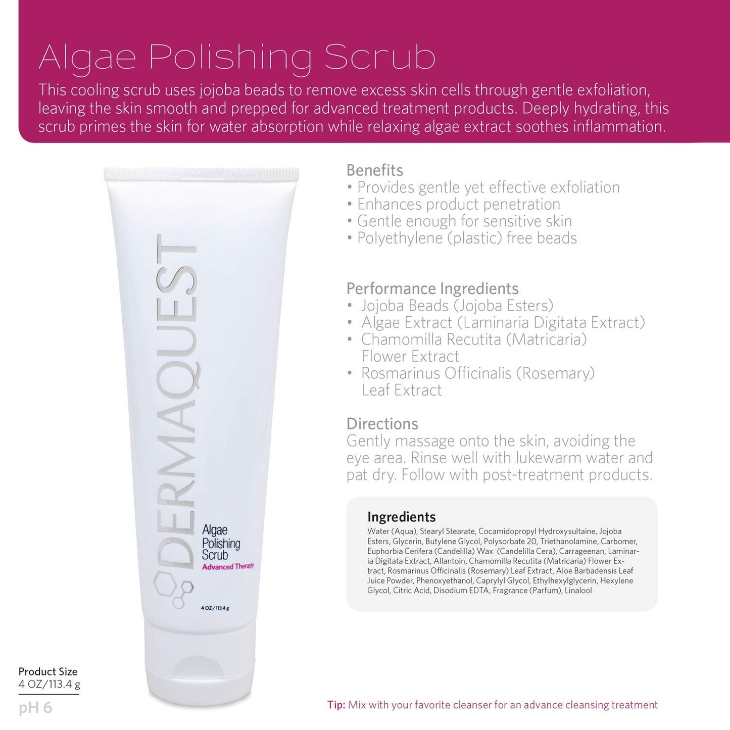 DermaQuest Advanced Therapy Algae Polishing Scrub 118 ml