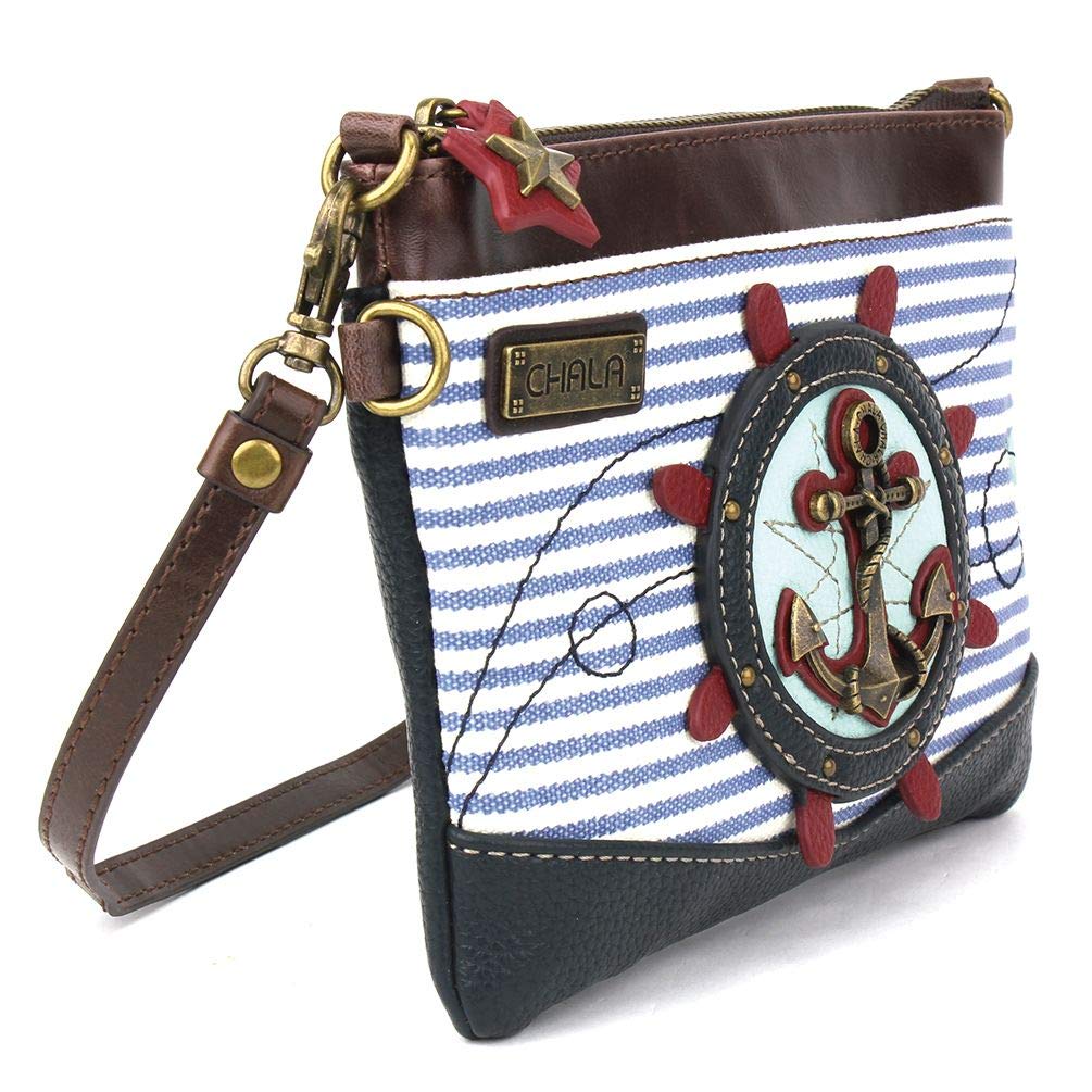 Chala Handbags Anchor Mini Crossbody Handbag - Convertible Straps