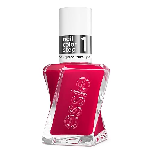 essie Gel Couture Nail Polish, Long-Lasting Deep Magenta Nail Polish, Vegan, Chevron Trend, 0.46 fl oz Beauty & Personal Care essie