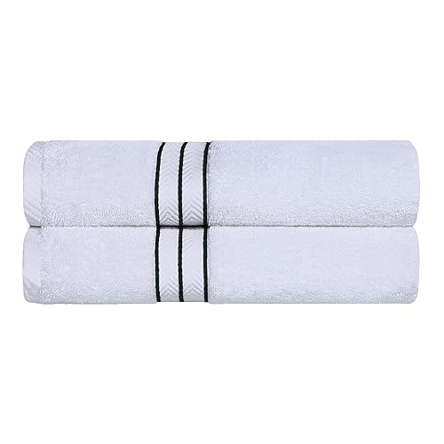Superior Turkish Cotton Ultra-Plush 2-Piece Bath Towel Set, Towels for Shower, Bathroom, Home Essentials, Spa, Guest/Master Bath, Airbnb, Apartment…