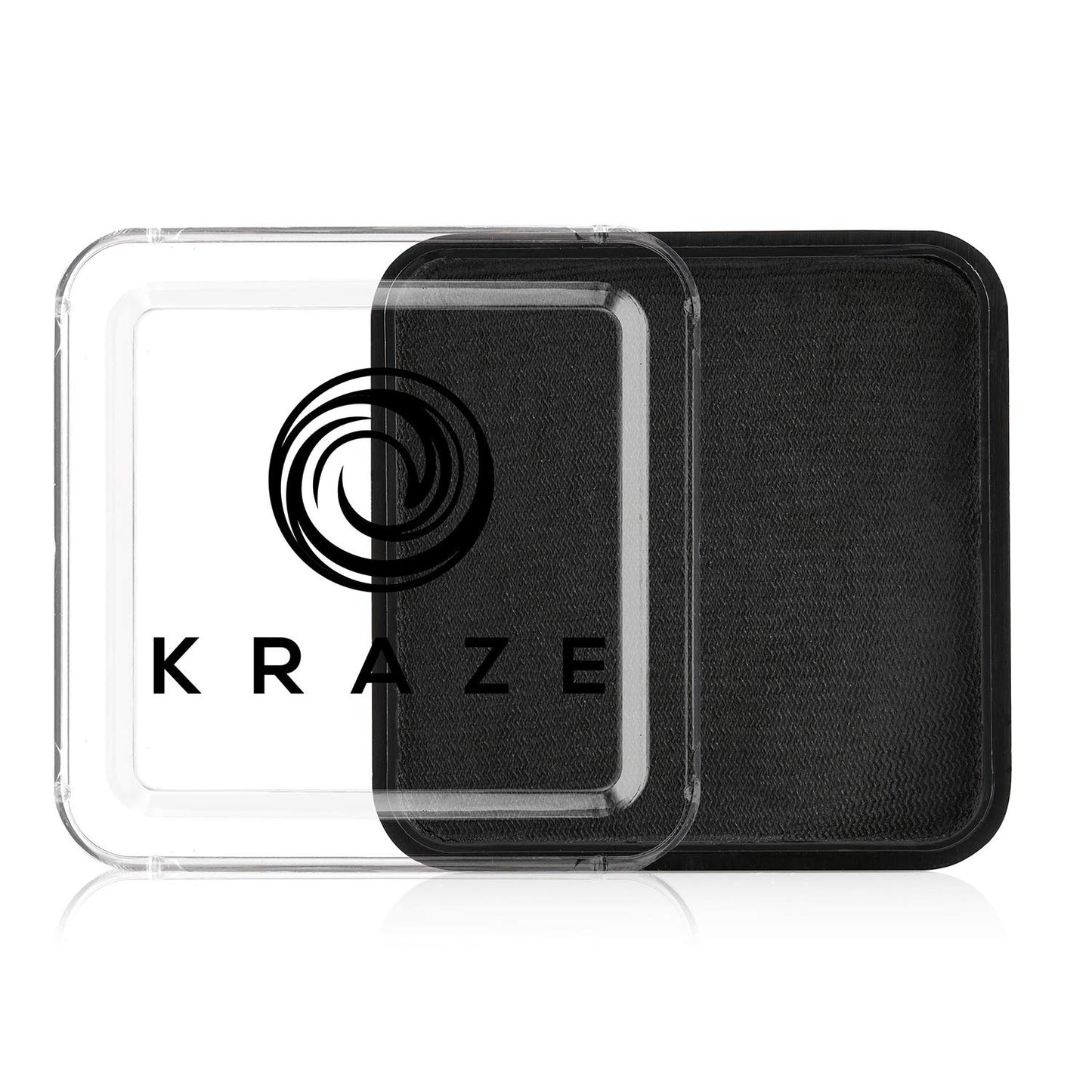 Kraze FX Square - Black Face Paint (50 gm) - Hypoallergenic, Non-Toxic, Water Activated Professional Face & Body Painting Makeup Supplies for Adults