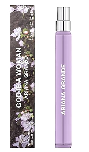 Ariana Grande God is a Woman Eau de Parfum - Fruity Musk Fragrance for Women - Women's Perfume with Notes of Orris, Pear, Vanilla & Cedarwood - Travel Size - 0.33 Fl Oz