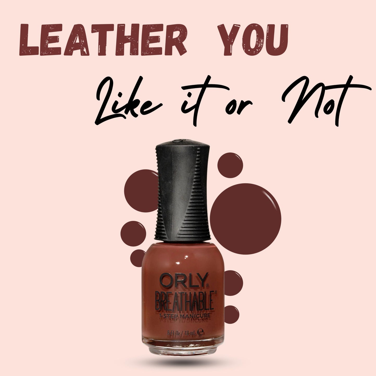 Orly Breathable Nail Polish Loose Threads Collection | Dusty shades for Fall and Winter (Leather You Like It or Not, 0.6 fl oz) Beauty & Personal Care Orly
