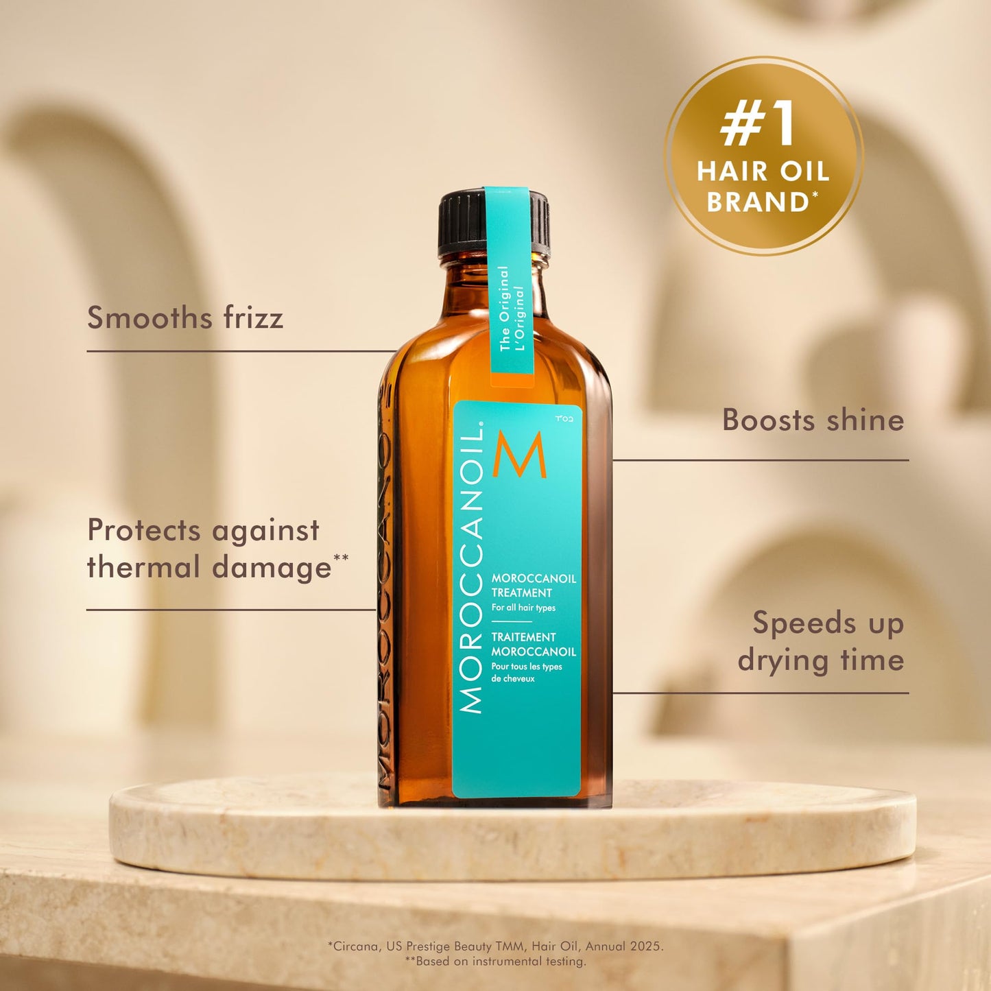 Moroccanoil Treatment, 3.4 Fl. Oz. Beauty and Personal Care Moroccanoil