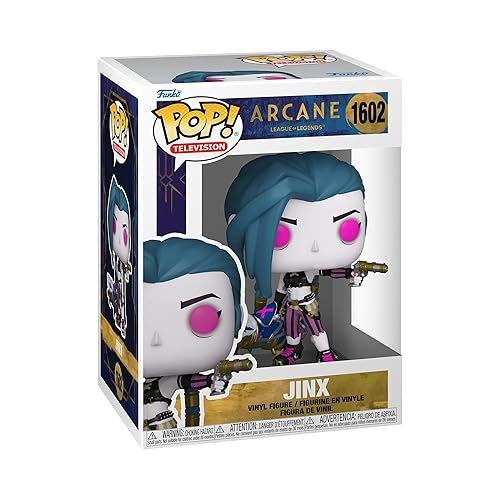 Funko POP TV: Arcane LOL - Jinx - Arcane: League of Legends - Collectable Vinyl Figure - Gift Idea - Official Merchandise - for Kids & Adults - TV…