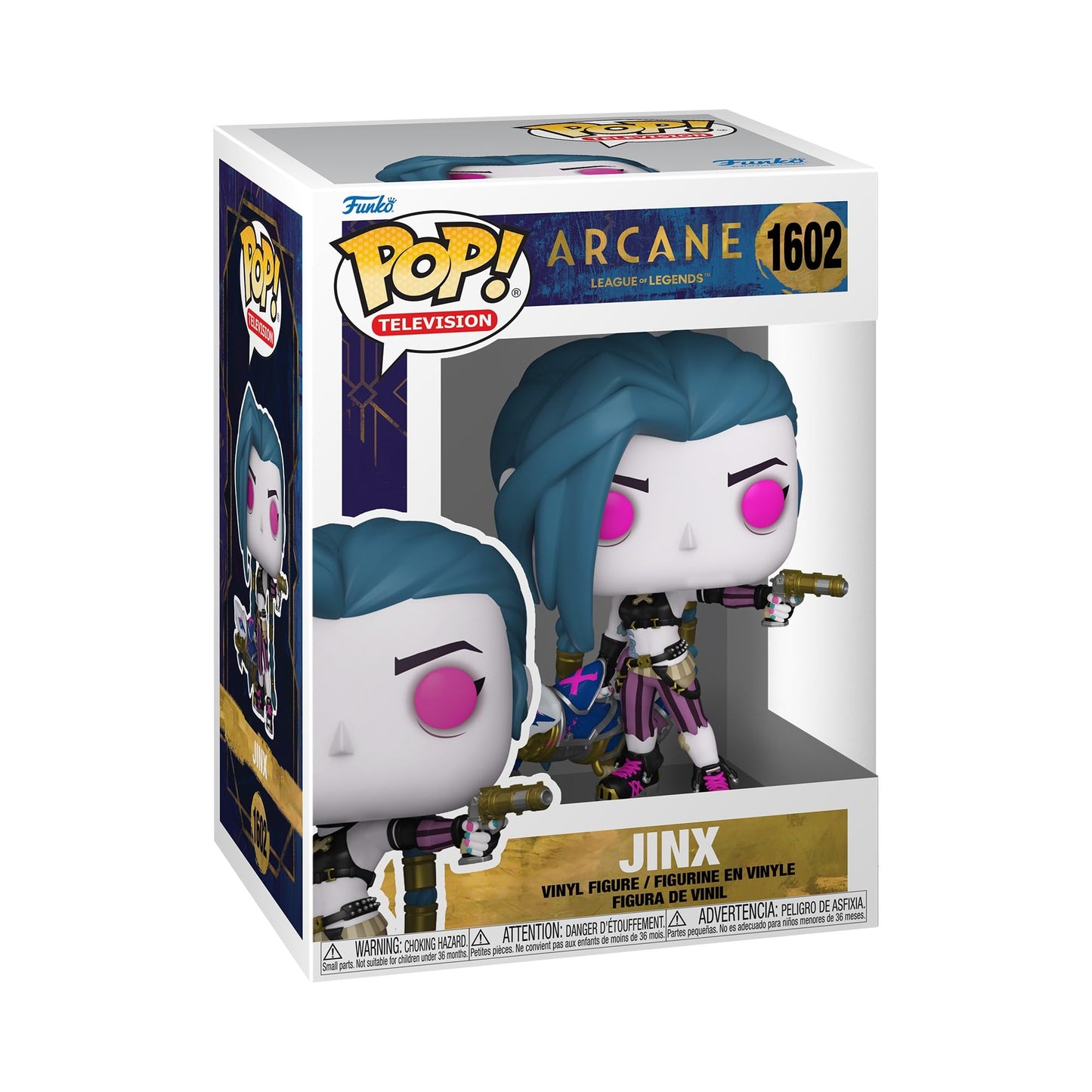 Funko POP TV: Arcane LOL - Jinx - Arcane: League of Legends - Collectable Vinyl Figure - Gift Idea - Official Merchandise - for Kids & Adults - TV…