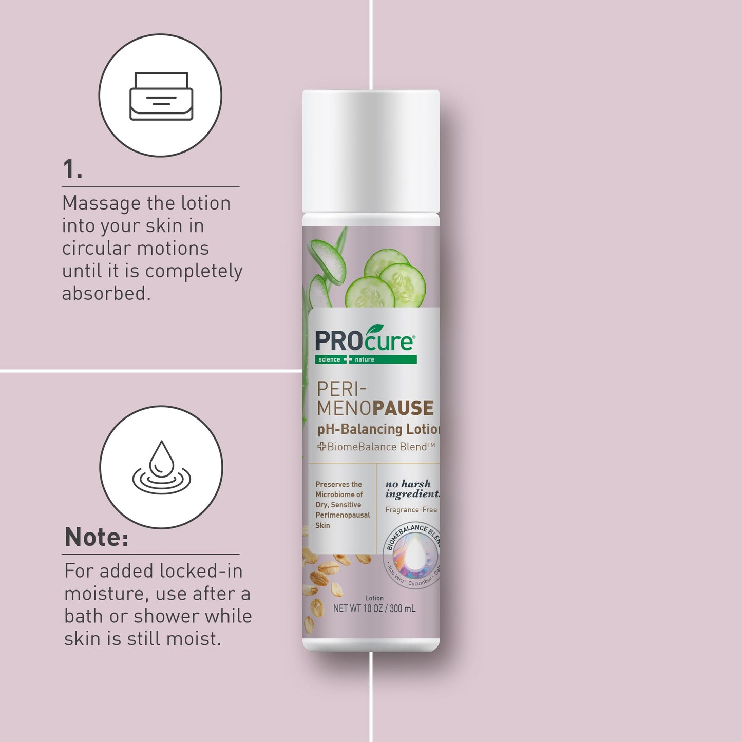 PROcure pH-Balancing Perimenopause Body Lotion - Hyaluronic Acid, Ceramides & Niacinamide for Hormonal Skin Dryness, Sensitivity & Comfort Beauty & Personal Care PROcure