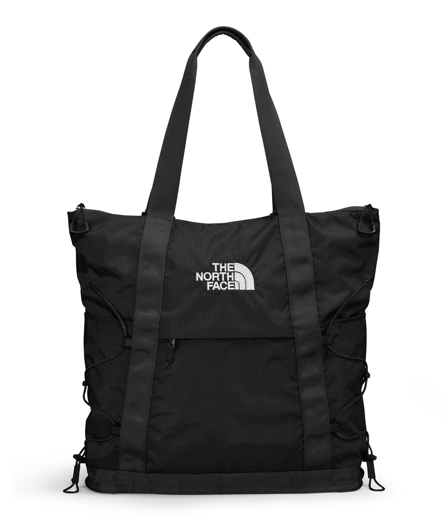 The North Face Borealis Tote Bag - Over Shoulder & Backpack Carry Options, Water Repellent, 16" Laptop Sleeve, TNF Black/TNF Black-NPF, One Size