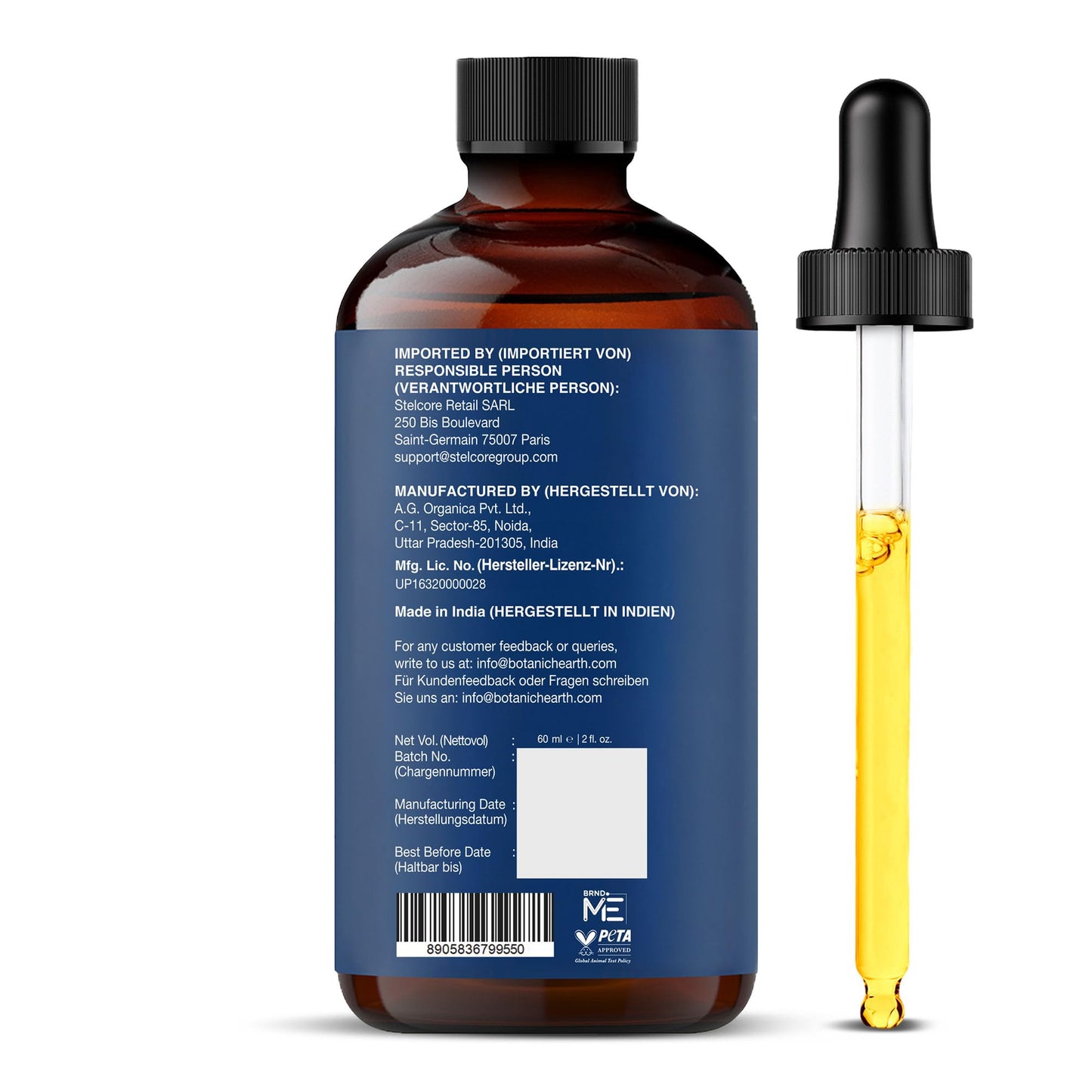 Botanic Hearth 100% Pure Rosemary Oil For Hair Growth | Infused With Biotin, Jojoba & Castor Oil | Hair Oil Repairs Dry Damaged Hair, Strengthening