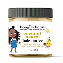 Boogie and Bean Hair Styling Creme or Pomade for Thick and Curly Hair Kids with Locs, Curls, Twists & Braids, Made with Natural Oils like Coconut