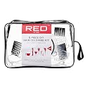 Red by Kiss 8 Piece Hair Dye Coloring Kit DIY Hair Dye Tools, Mixing Bowl, Hair Dye Brush, Hair Clips, Re-usable Bag