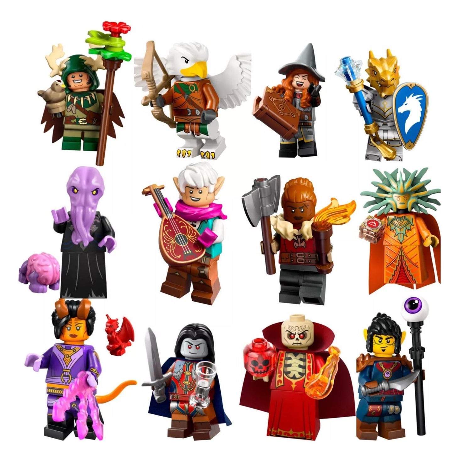 LEGO 71047 Dungeons & Dragons Collectible Minifigures - 1 Random Mystery Pack (12 Characters Total to Collect)