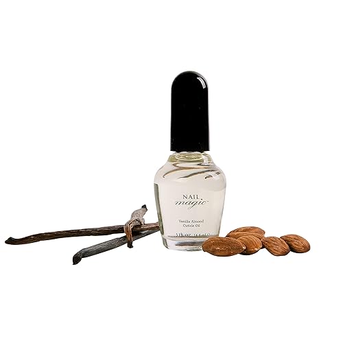 Nail Magic - OIL, Cuticle Oil, Vanilla Almond, 0.5 fluid ounces, Aids in the repair of Cracked Cuticles, Peeling, Brittle Natural Fingernails, 60