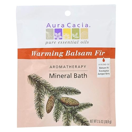 Aura Cacia Soothing Heat Aromatherapy Mineral Bath Salt, 2.5 Ounce - 6 per case.