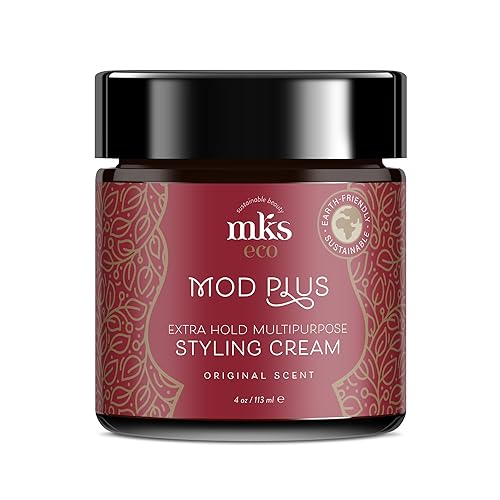 MKS eco Mod Plus, Original Scent - 4 oz - Multipurpose Styling Cream - Hemp Seed Oil, Moroccan Argan Oil - Vegan & Cruelty Free