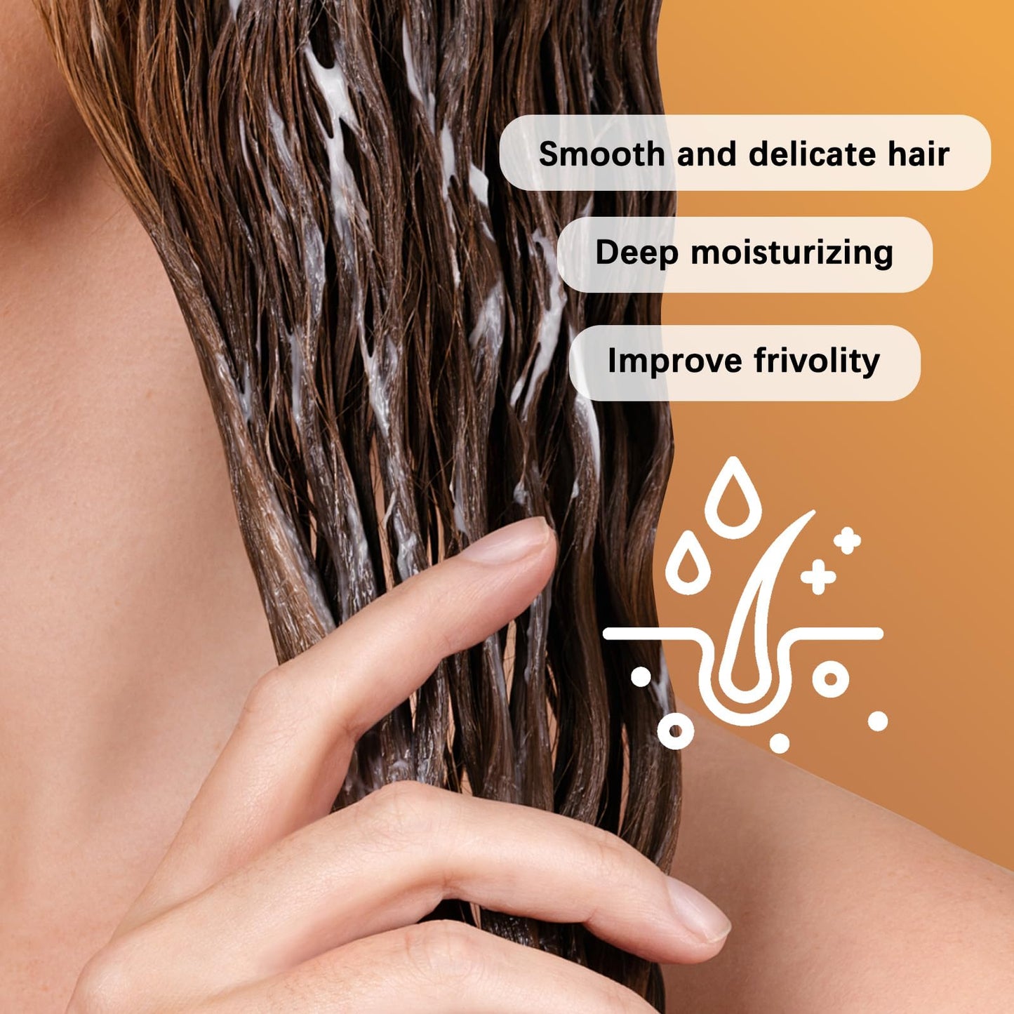 Batana Oil Shampoo and Conditioner Set, Batana Oil for Hair Growth Shampoo, Hair Thickening Product for Women and Men Daily Hair Care, Hair Regrowth