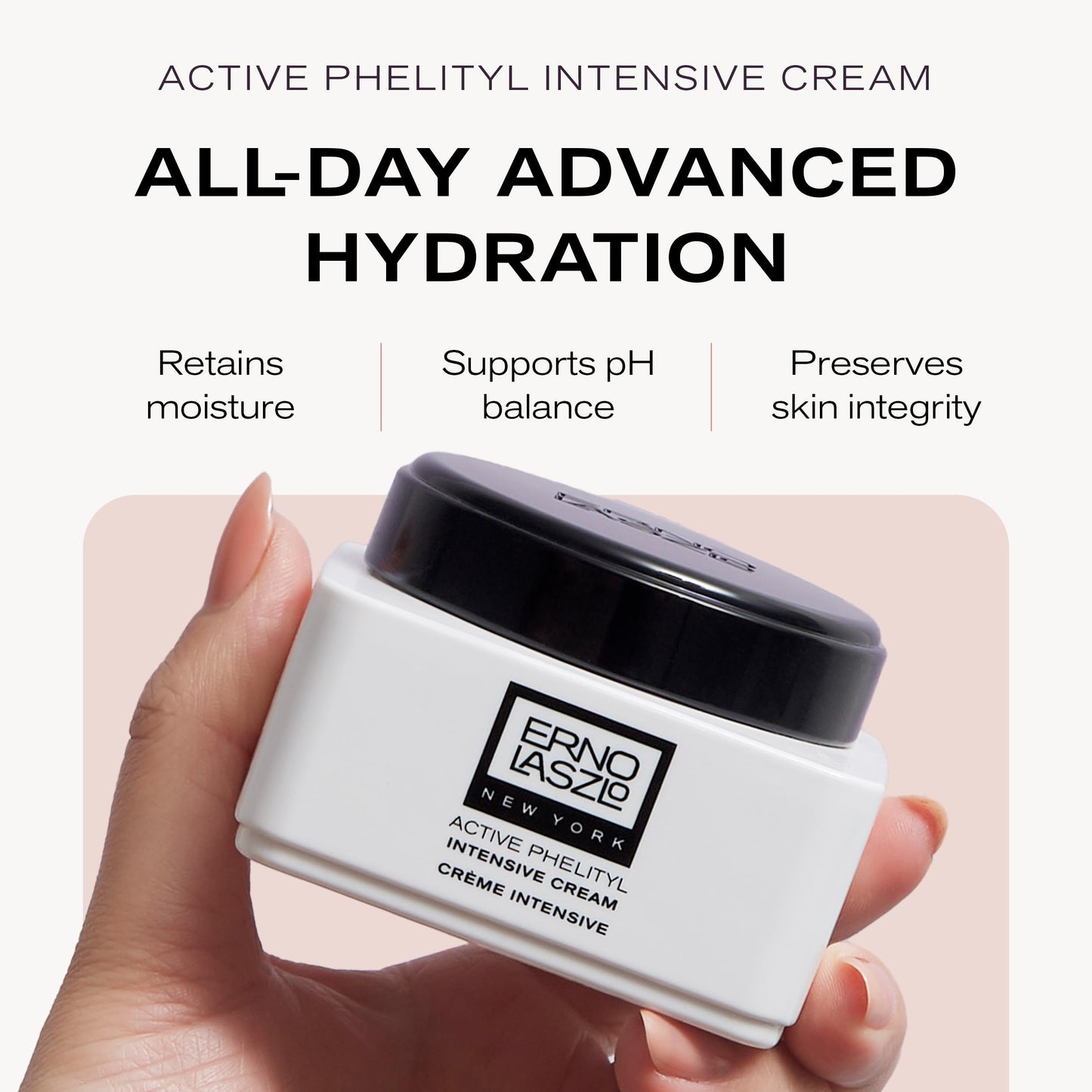 Erno Laszlo Active Phelityl Intensive Cream, All-Purpose 24-Hour Dry Skin Cream, Face Cream to Protect Skin’s Natural Moisture, Hydrate & Balance pH