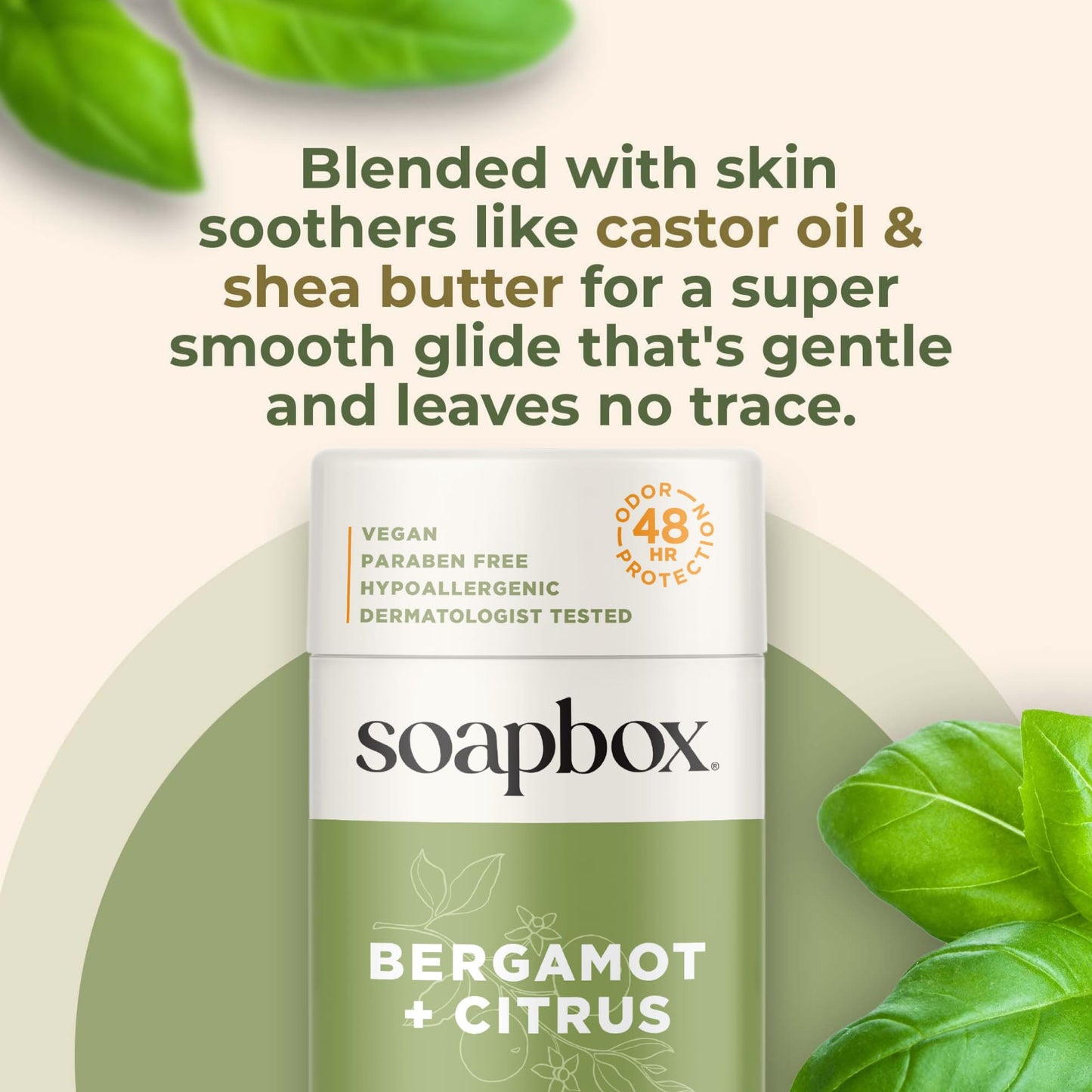 Soapbox Aluminum Free Deodorant, Coconut & Vanilla Scented Natural Deodorant - Non Toxic & Vegan for Daily Use - Clean Ingredients Free of Harsh Beauty and Personal Care Soapbox