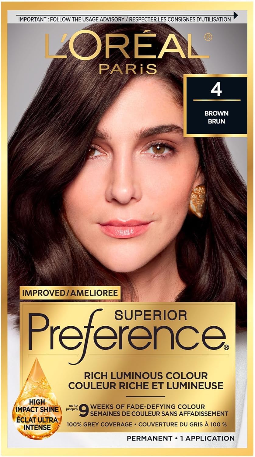 L’Oreal ParisSuperior Preference - 4 Dark Brown 1 Each (Pack of 6)