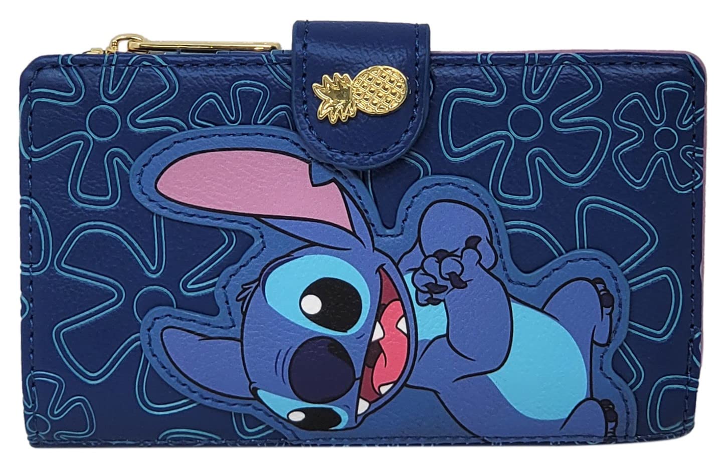 Loungefly Disney Stitch Wallet Snap Flap Clutch