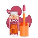 NYX PROFESSIONAL MAKEUP Duck Plump High Pigment Lip Gloss, Lip Plumper Gloss with Spicy Ginger - Strike A Rose
