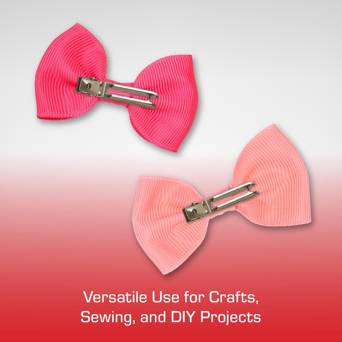 RED by Kiss 80pcs 1.75" Slide-In Hair Clips, Durable Metal Curl Setting Clips for Hairdressing, Sectioning & Retwisting, Rust-Free Hair Pins