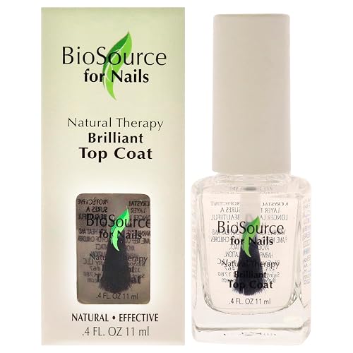 BioSource for Nails Natural Therapy Brilliant Top Coat, 0.4 oz Beauty & Personal Care Biosource for Nails