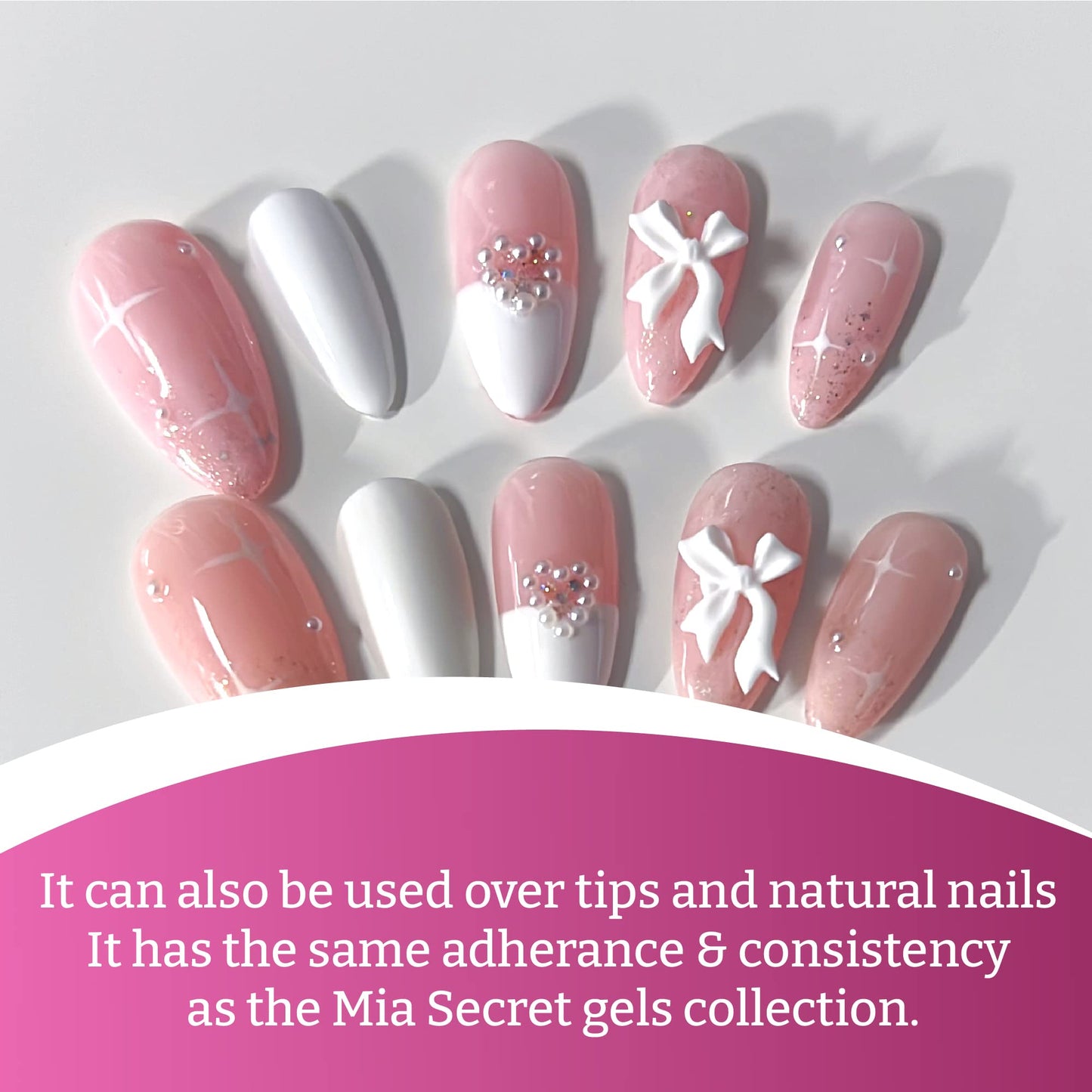 Mia Secret Bio Builder Gel - 0.5 fl oz. (Perfect Pink) Beauty & Personal Care Mia Secret