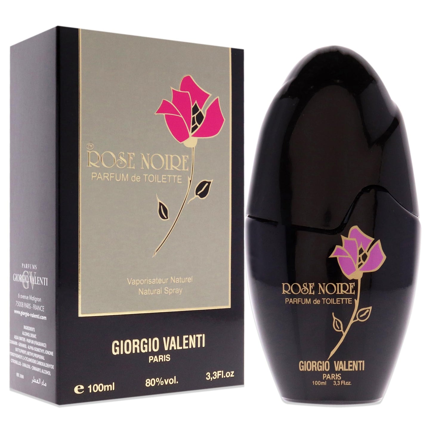 Rose Noire by Giorgio Valenti Pdt Spray 3.3 oz