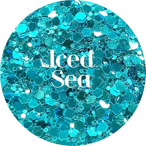 Blue Polyester Glitter Set | Craft Glitter | Glitter for Arts & Crafts | Tumblers | Cosmetics | Nails | Epoxy Resin Art | Slime | DIY | Body Glitter |