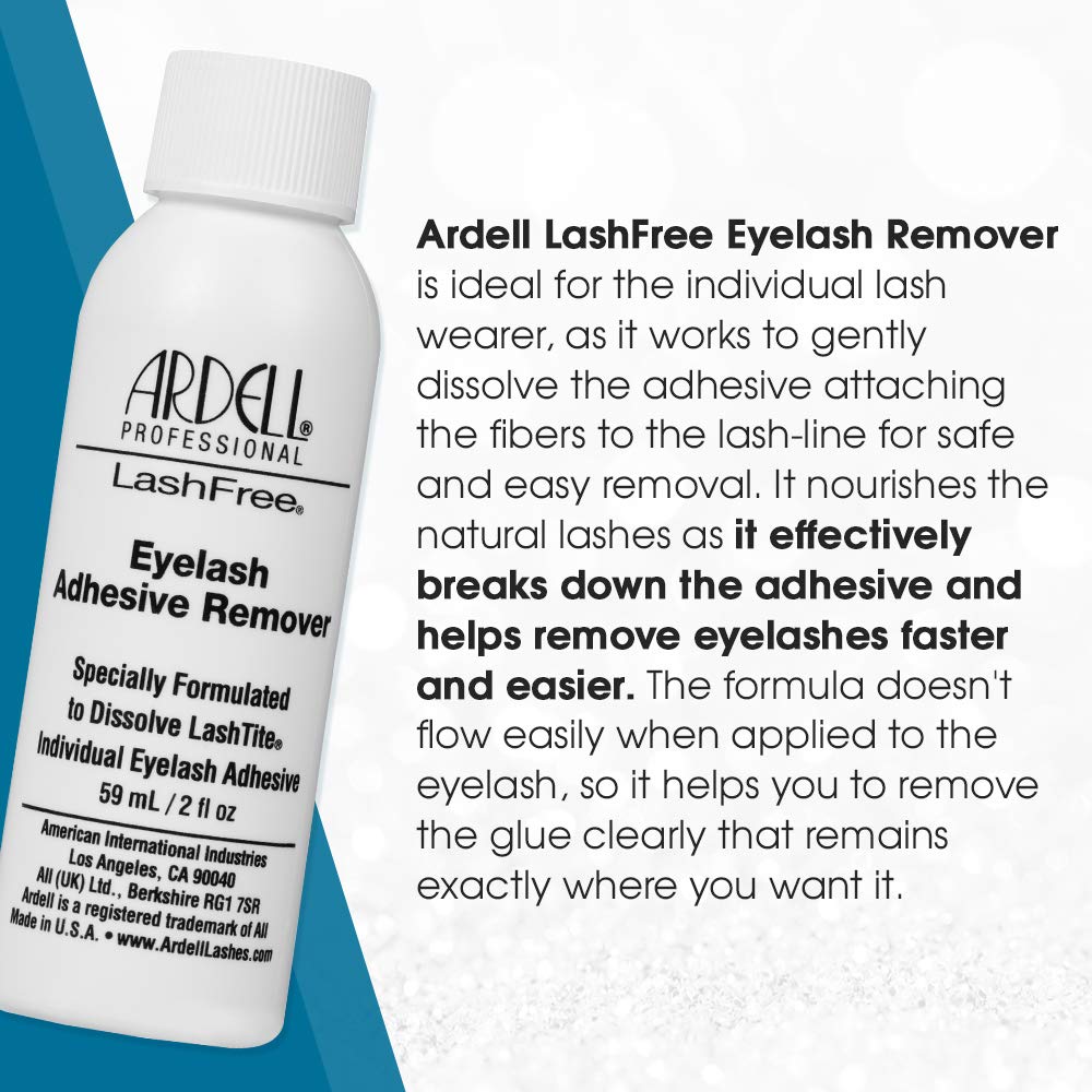 Ardell LashFree Lash Remover - Gentle Lash Glue Remover for Lash Extension, Eyelash Adhesive Remover Gel, Professional Lashes Care Solution
